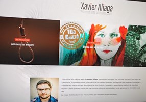 Xatcom - Agencia digital Valencia Project - Custom website for Xavier Aliaga