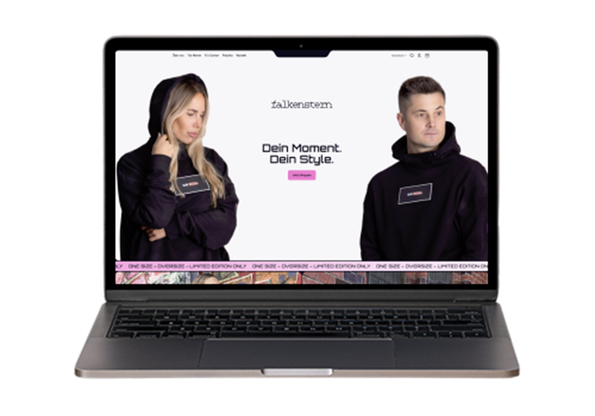 Shopify Store for Limited Tech-Fashion from Berlin - Falkenstern