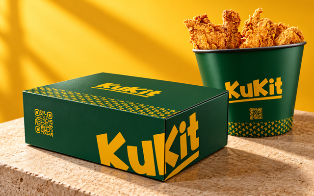 Abcon Branding Project - Kukit, fast-food branding and packaging