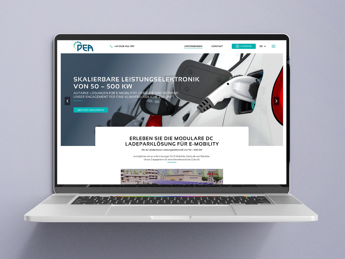 iseo Digitalagentur Project - Prettl PEA - Website design