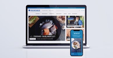 Conception & development of the online store Fischkaufhaus.de