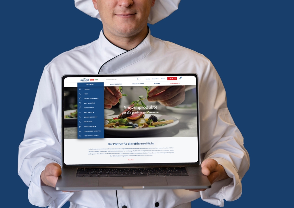 teamblau Internetmanufaktur Project - GranChef Premium Food Shop