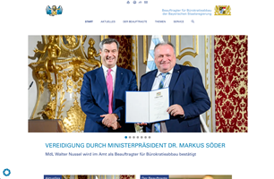 NorthRock software GmbH Project - Website for the Bavarian State Chancellery