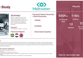 PRLab Project - Case Study for Meltwater