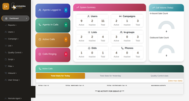 Dialerking technology Project - Custom VICIdial Theme & Outbound Call Center Solution