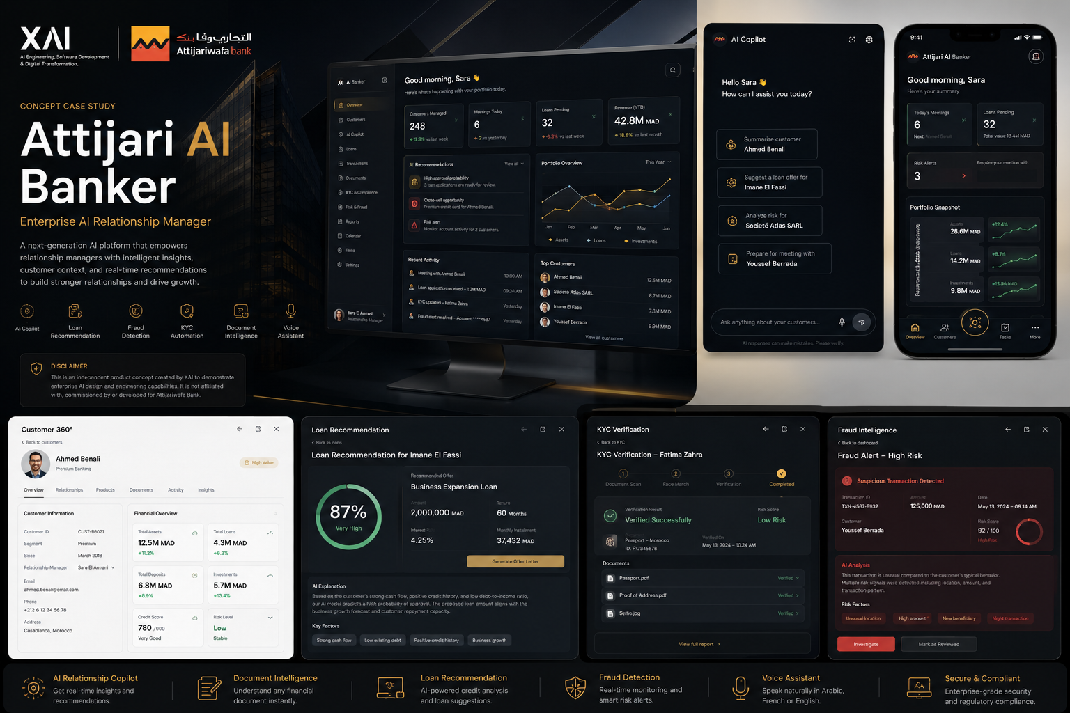 Attijari AI Banker, Enterprise AI CRM (Concept Case Study)
