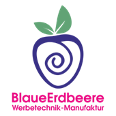 BlaueErdbeere Werbetechnik GmbH Logo