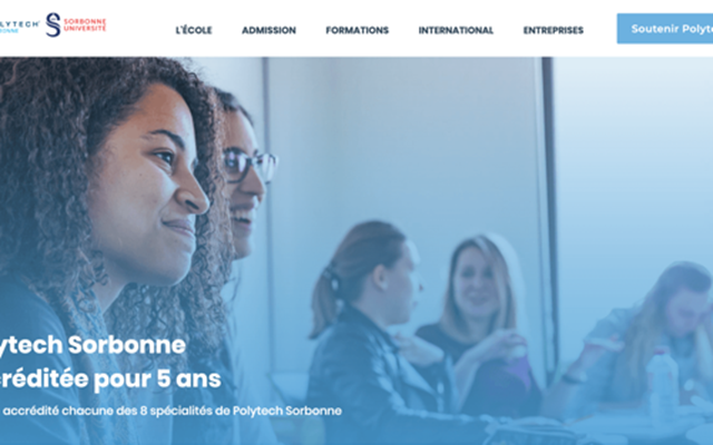 Feel and Clic. Project - Polytech Sorbonne: web platform for showcasing academic programs