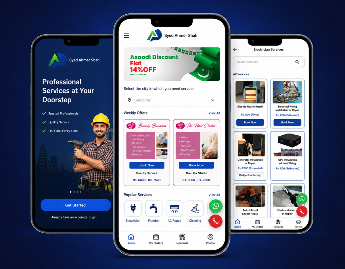 AI Home Services Marketplace App
