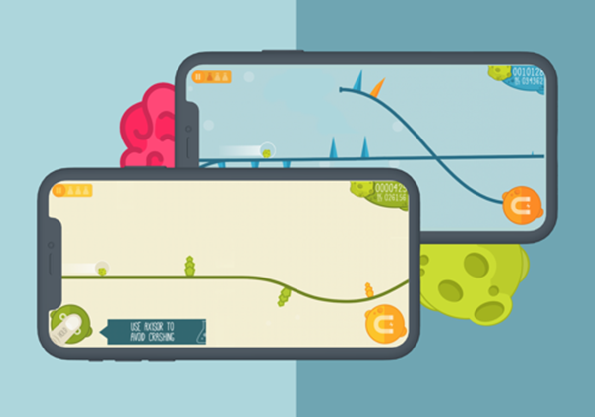 Arcade mobile game featured by Apple - GravitApp