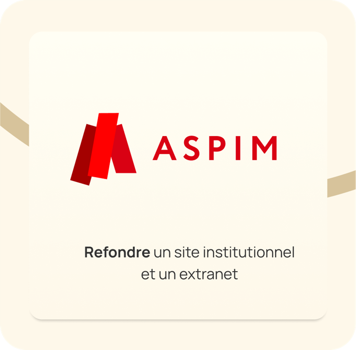 Redesign of the institutional website and the extranet - ASPIM