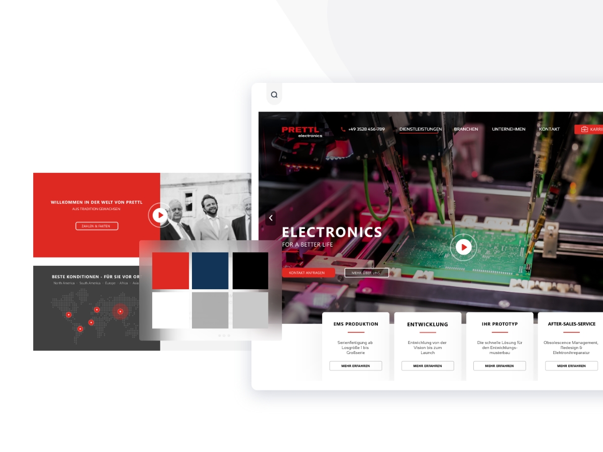iseo Digitalagentur Project - Prettl Electronics - WebRelaunch