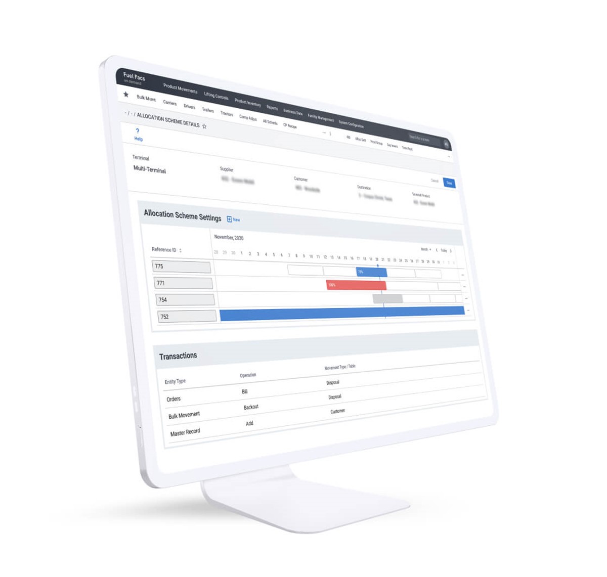 TechnipFMC - Application for the automation of terminals