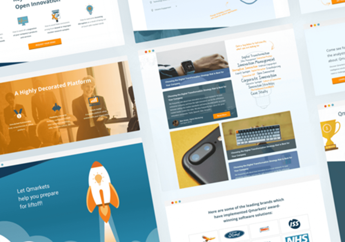 Full website design and custom illustrations - 