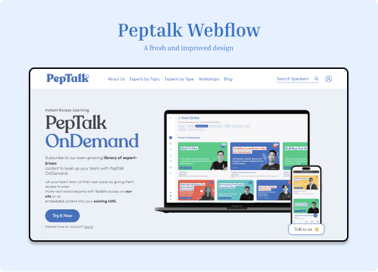 TechTIQ Solutions Project - Peptalk Webflow