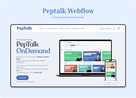 TechTIQ Solutions Project - Peptalk Webflow