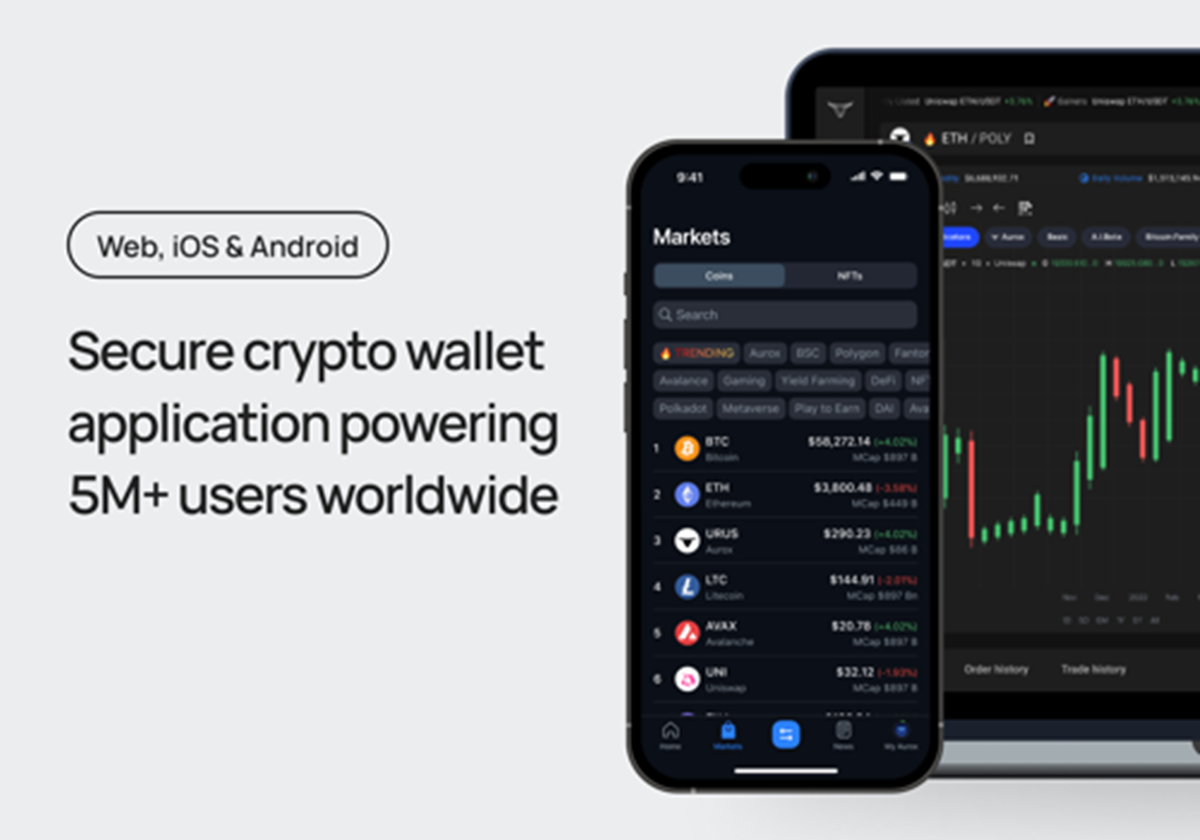 Crypto wallet application - Aurox
