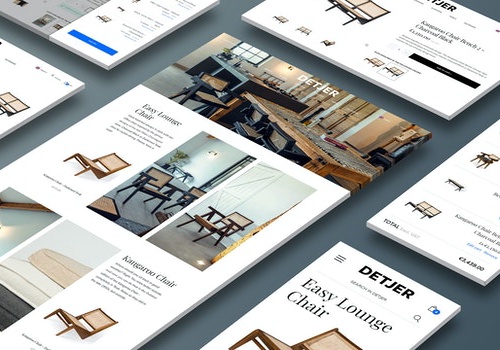 WHITE Digital Agency Project - B2B & B2C Webshop - DETJER