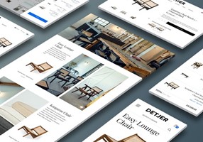 WHITE Digital Agency Project - B2B & B2C Webshop - DETJER