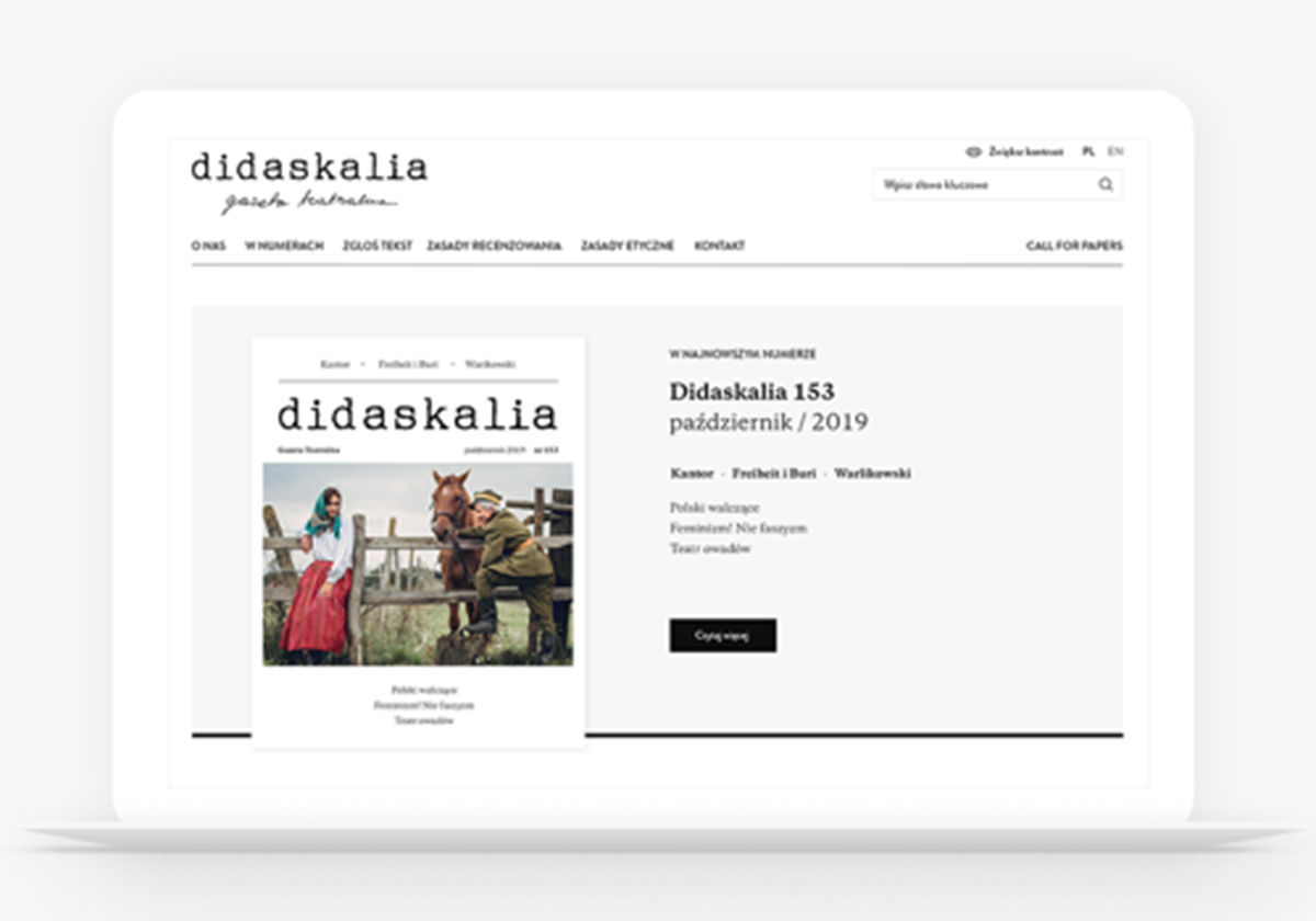 Didascalia - The theatre journal - 