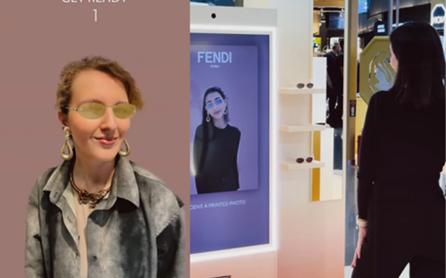 loook.ai Project - Fendi - AR Mirror for Travel Retail
