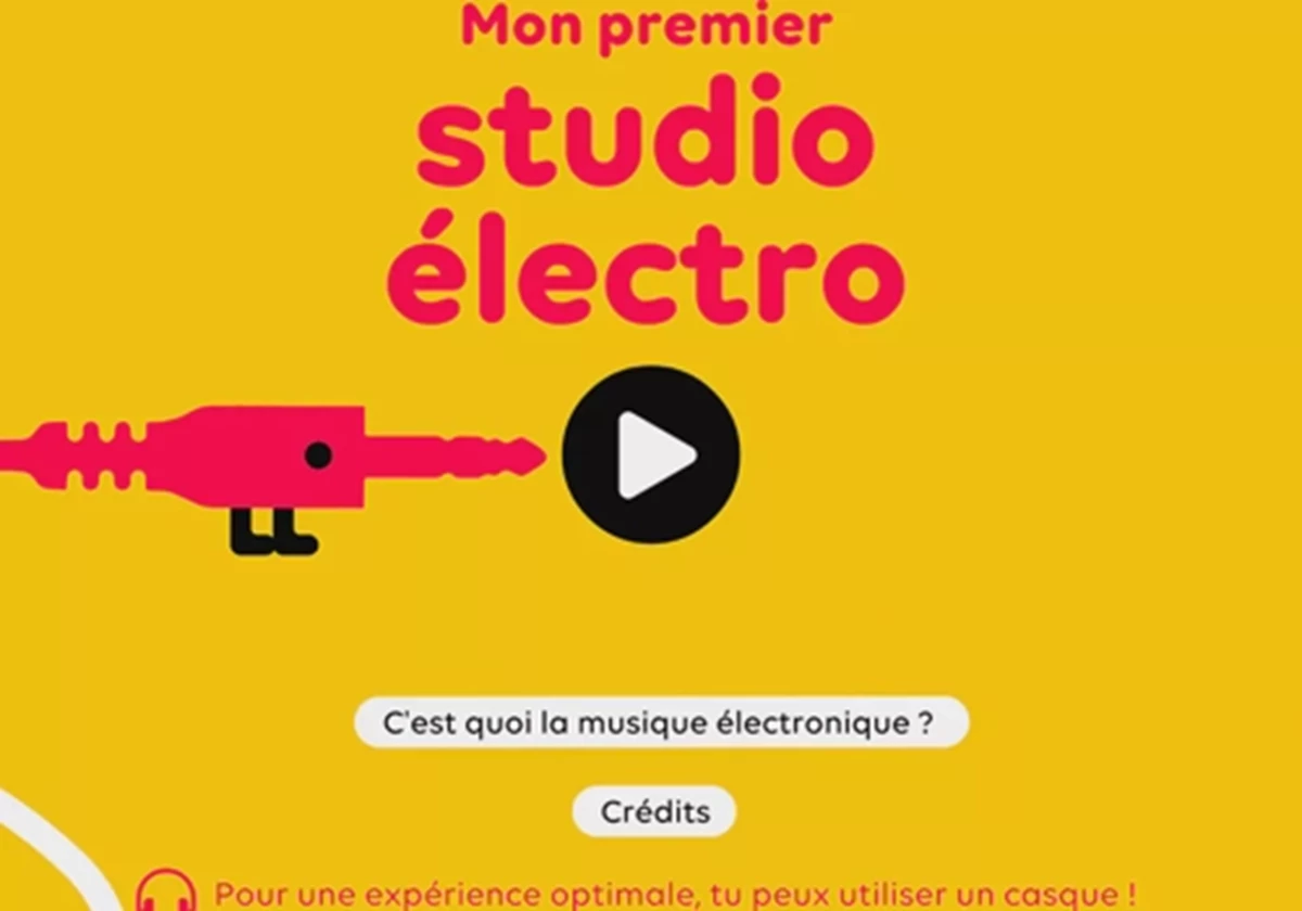 Interactive game “My first electro studio” - Philharmonie de Paris & Bayam