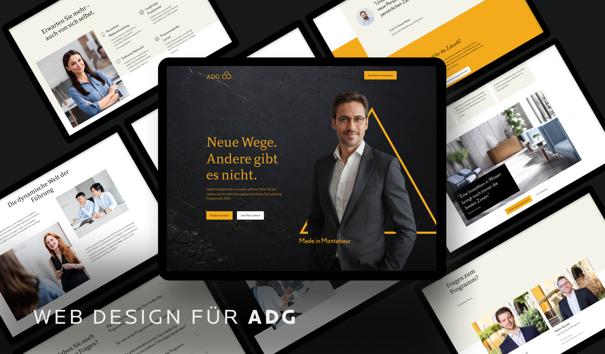ADG Top Leadership: Website-Entwicklung