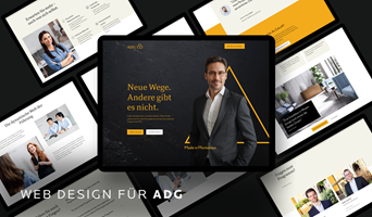 oktopods Agency GmbH Project - ADG Top Leadership: Website-Entwicklung
