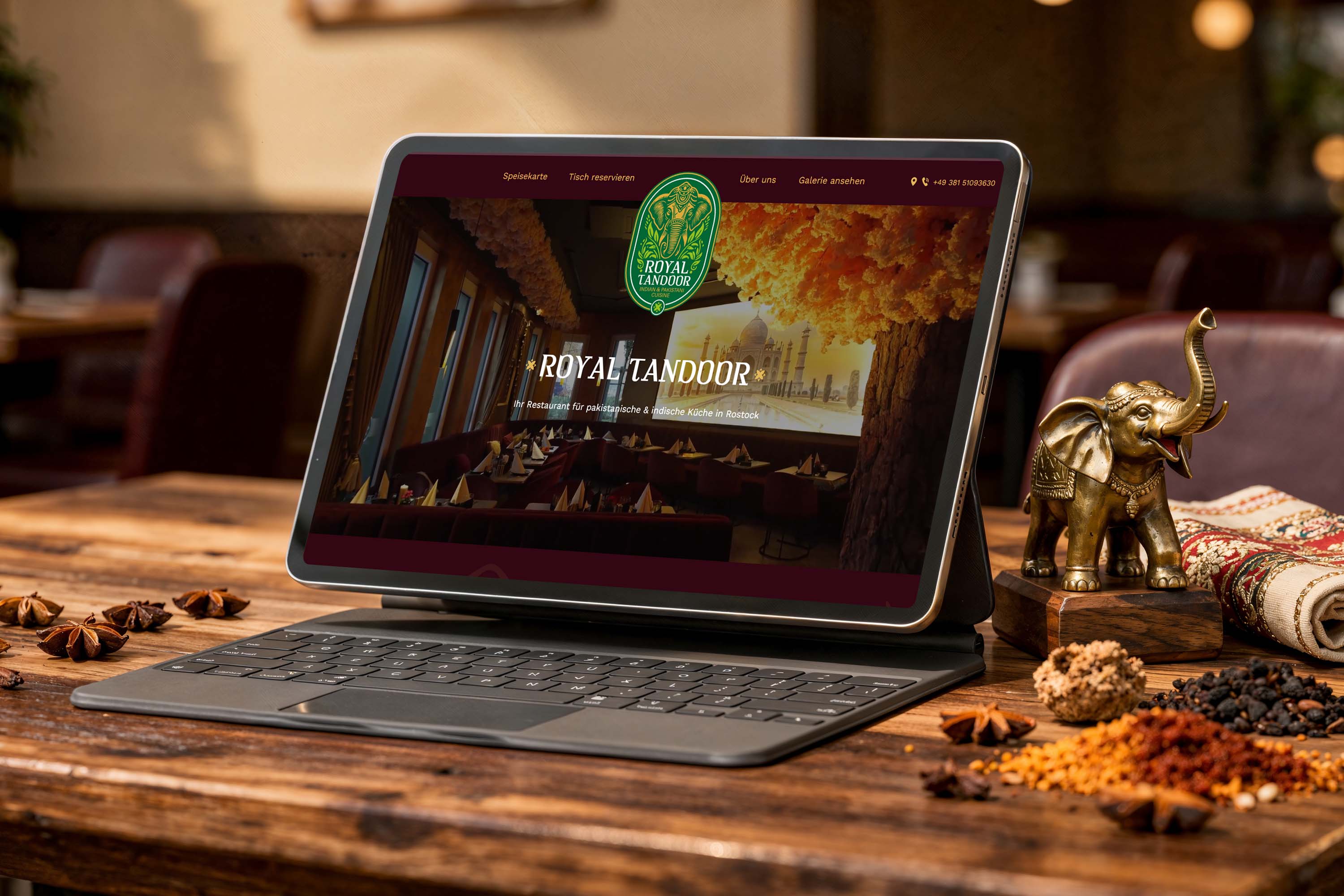 4eck Media | Webdesign & SEO/GEO Project - Webdesign: Restaurant-Website mit Platz 1 bei Google