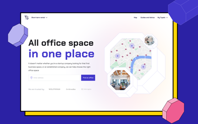 Prototeam Project - Tupelo Spaces | Website design