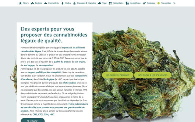 Limbus Studio Project - greenexperts.fr e-commerce website
