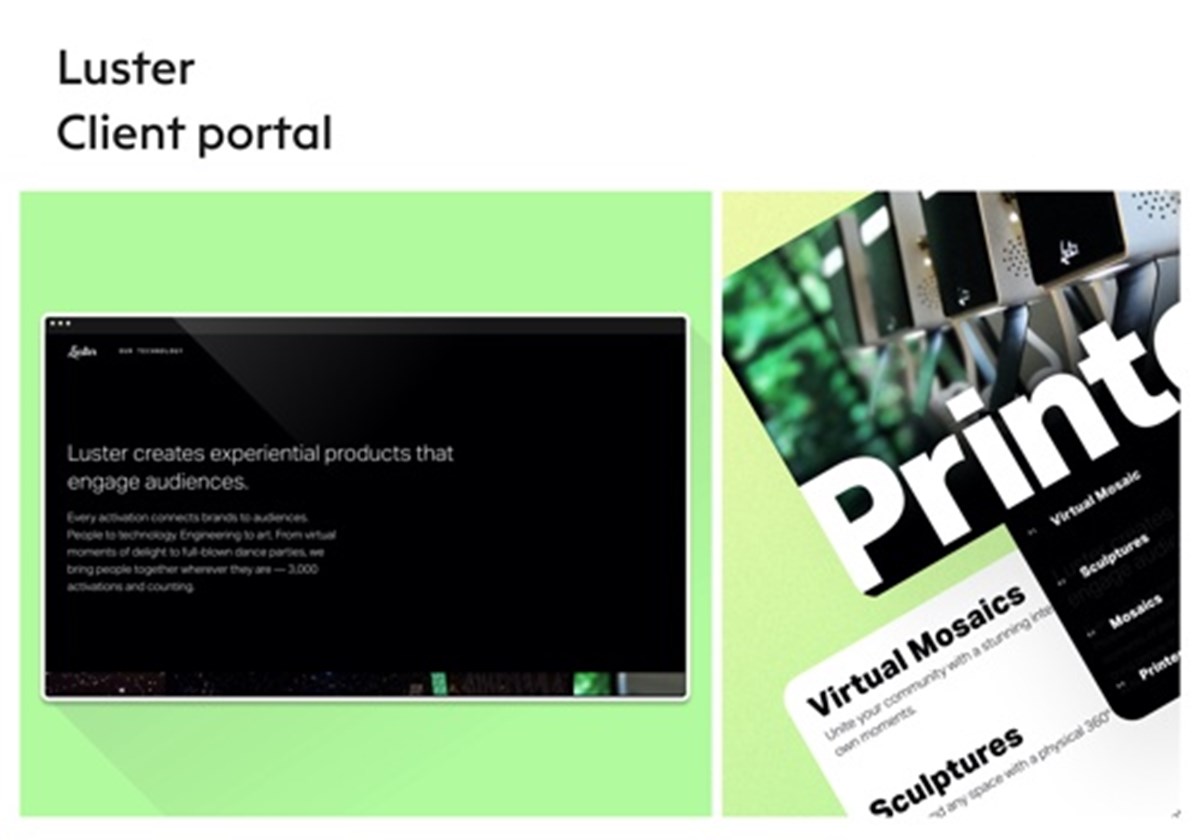 Luster - Client Portal - Luster