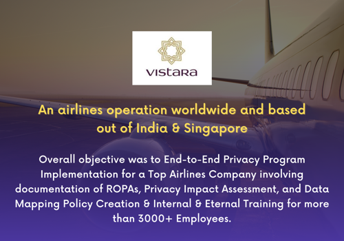 Tsaaro Consulting Project - Privacy Program Implementation