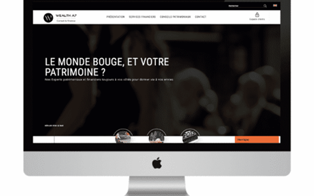 Web Maniac Project - Wealth A7 website development