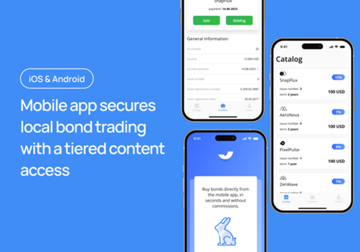Mobile application for bond investing - Bond investing app