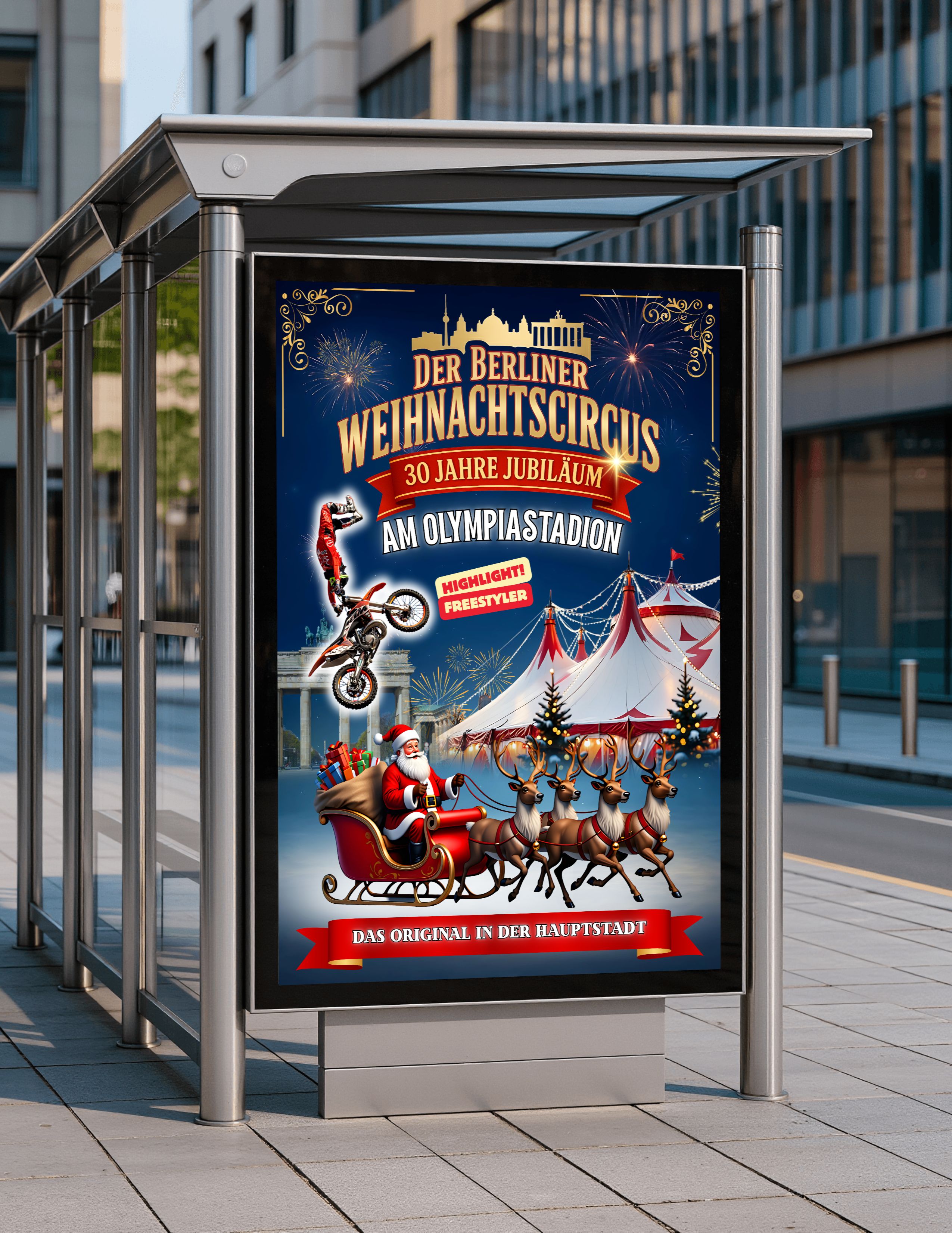 ArtiPixel Project - Complete brand identity for the Berlin Christmas Circus