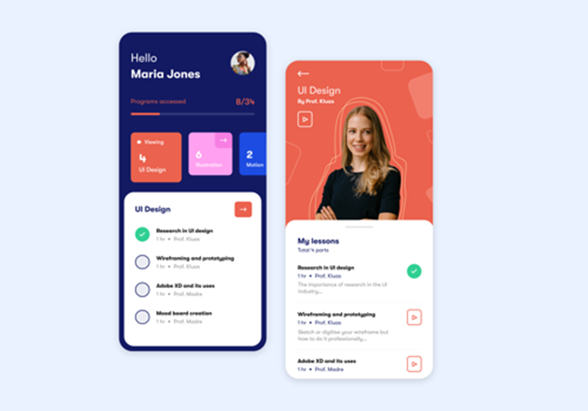 Education platform - mobile application - 