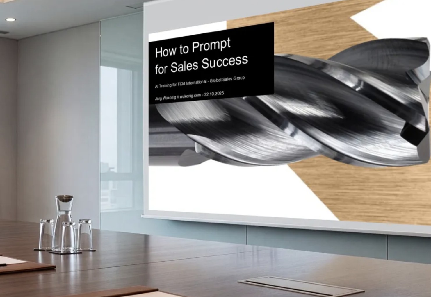 wukonig.com Project - Training on prompting for a global sales team