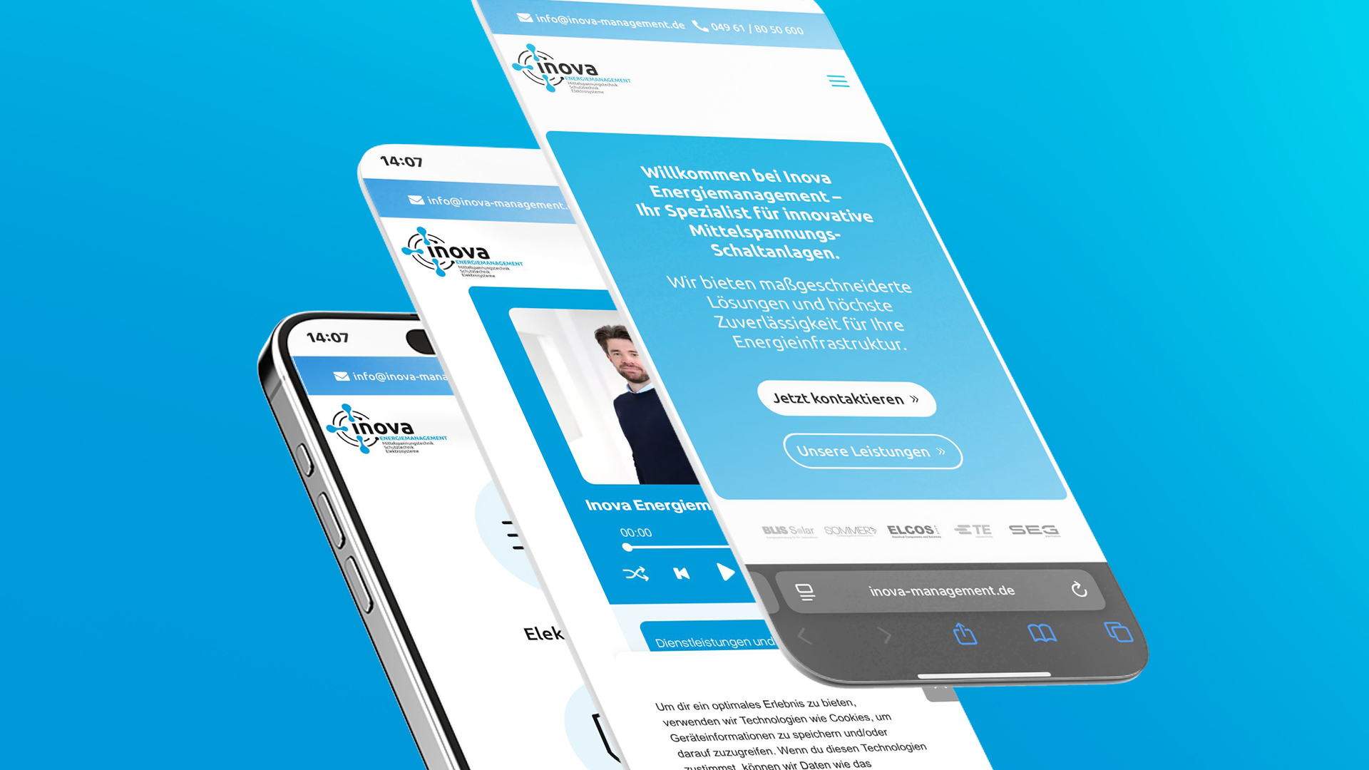 Vanced Media | Webdesign, Online-Marketing, SEO/GEO Project - Corporate Website für Inova Energiemanagement