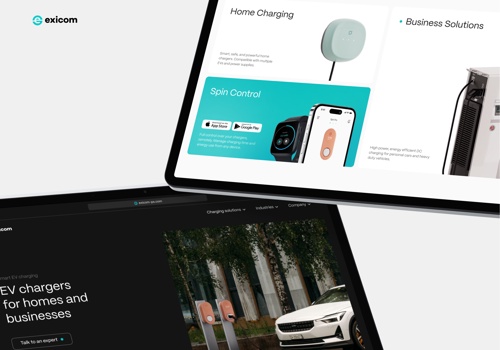 Creative Mules Project - Revamped website for top EV charger maker