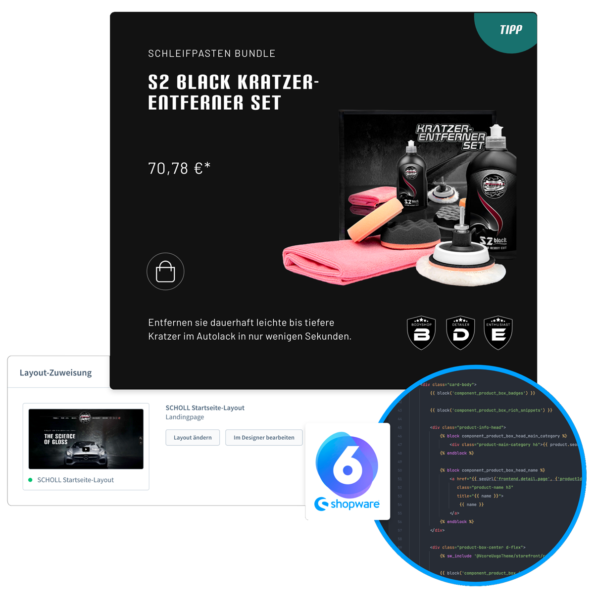 Boutique en ligne avec Shopware 6 pour la vente B2B et B2C