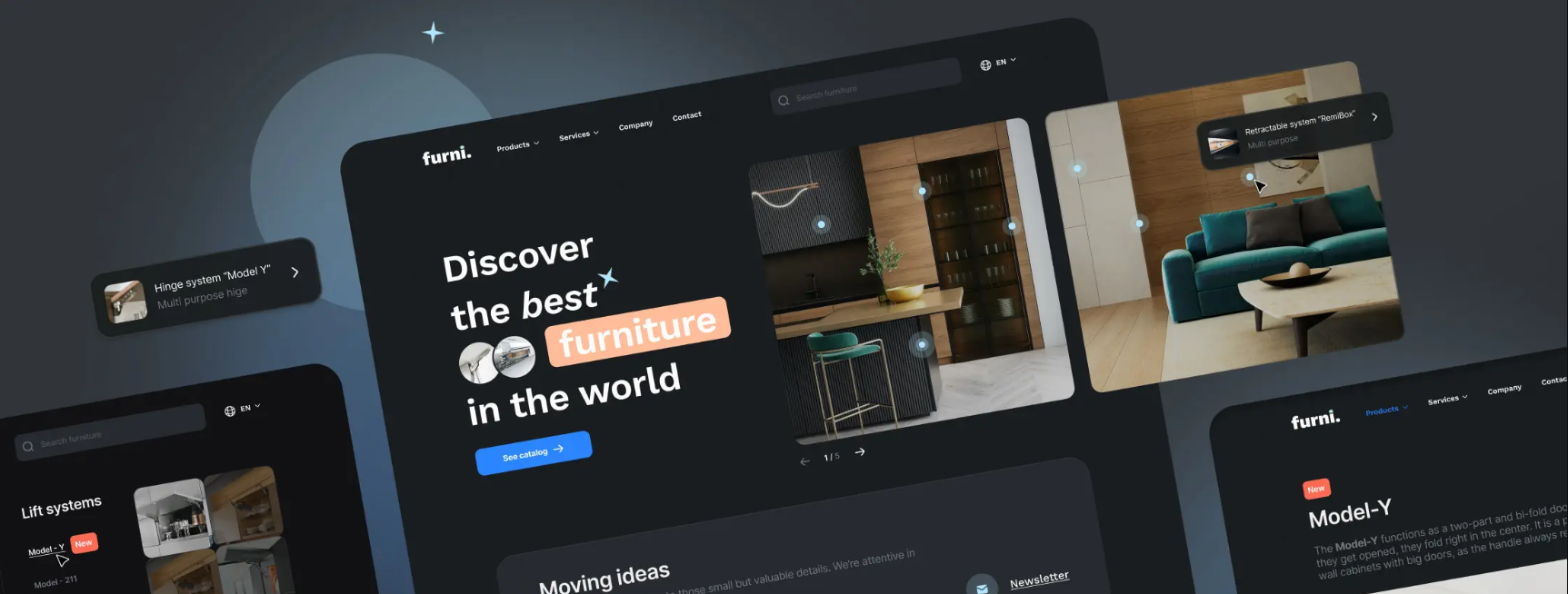 Andersen Germany GmbH Project - A web project for an international furniture hardware manufacturer