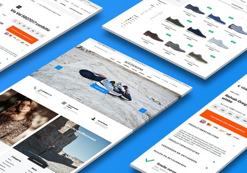 WHITE Digital Agency Project - B2C webshop - Shoes by Boudewijns