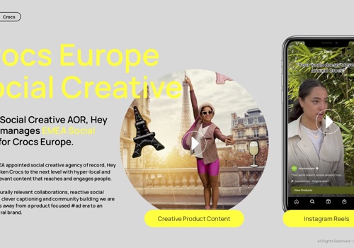 Hey Honey Project - Crocs Europe Social Creative