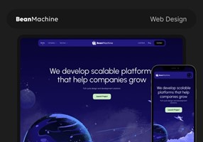 Habitat Project - Bean Machine Website Design