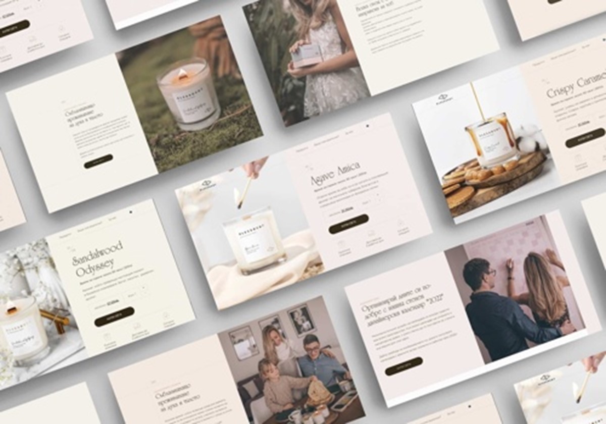 Web Design & Development - Luxury E-commerce shop - BlesscentHome