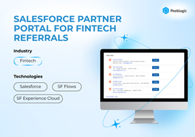 Peeklogic, LLC Project - Salesforce Partner Portal for Fintech Referrals