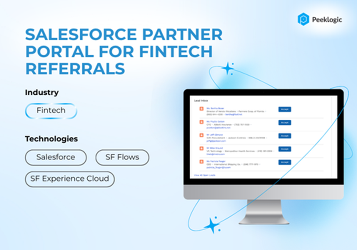 Salesforce Partner Portal for Fintech Referrals - 