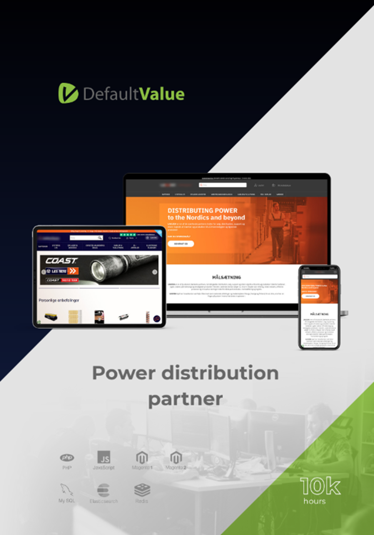 Migration de Magento 1 vers Magento 2 - Power distribution partner (NDA)