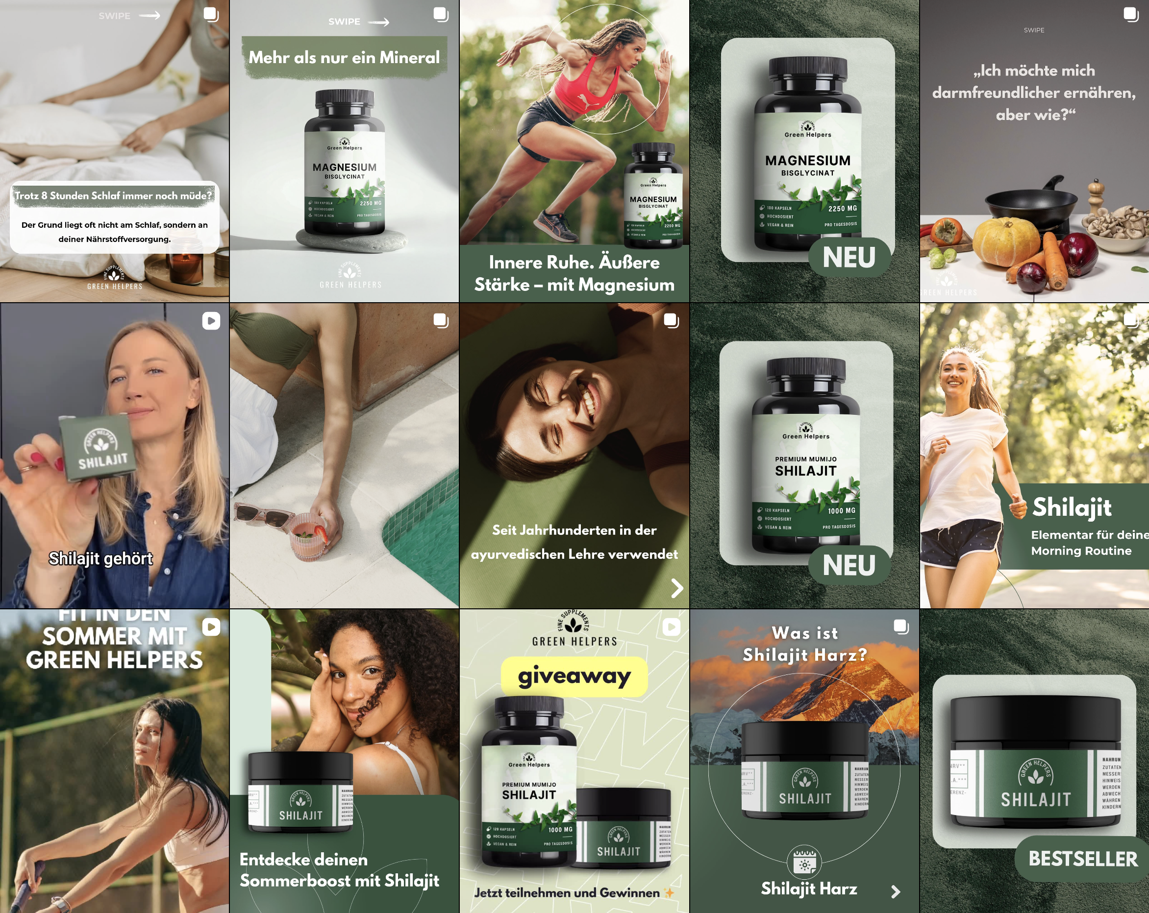 Vanced Media | Webdesign, Online-Marketing, SEO/GEO Project - Social Media Management Green Helpers